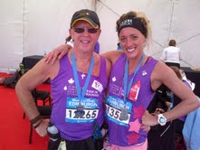 Jerry and Julie at the Finish Line
